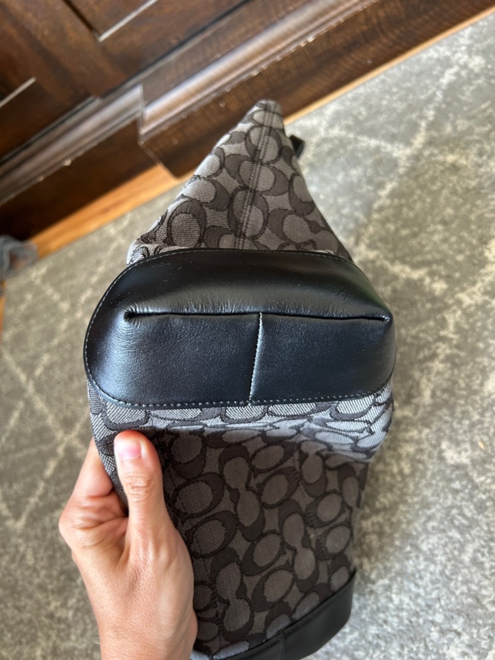 Coach Signature Canvas Kelsey Shoulder Bag - Picture 11 of 16
